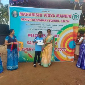 1. Ashwin got a gold in the under 14 category, in the events conducted at Maharishi Vidya Mandirschool, Salem.